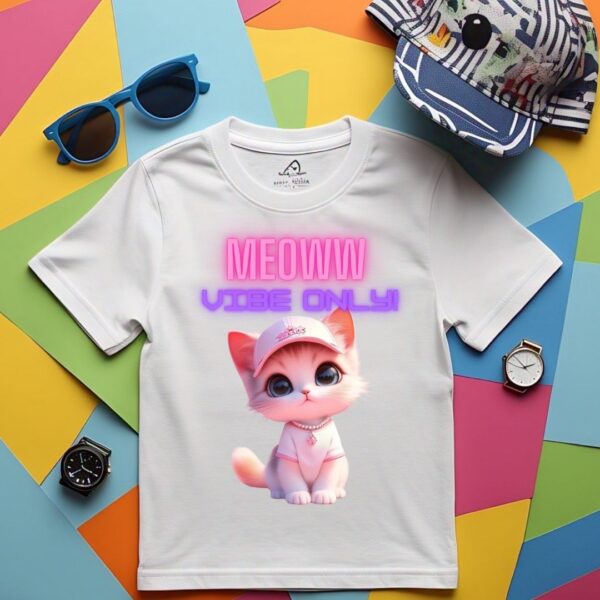 3D Printed Cat Tee – Style Mein Meow!" 😺👕
