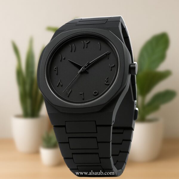 BLACK ARABIC AURA WATCH